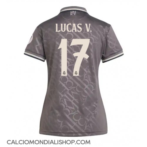 Maglie da calcio Real Madrid Lucas Vazquez #17 Terza Maglia Femminile 2024-25 Manica Corta